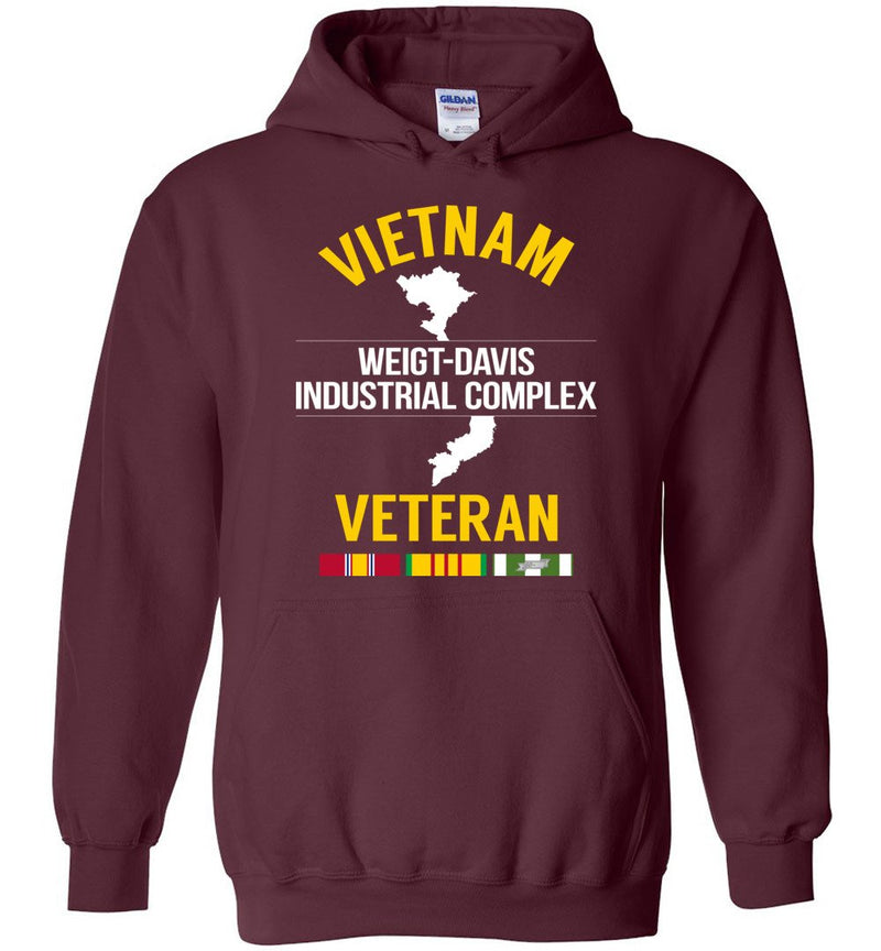 Load image into Gallery viewer, Vietnam Veteran &quot;Weigt-Davis Industrial Complex&quot; - Men&#39;s/Unisex Hoodie
