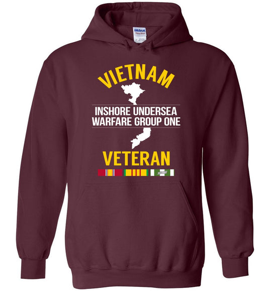 Vietnam Veteran "Inshore Undersea Warfare Group One" - Men's/Unisex Hoodie