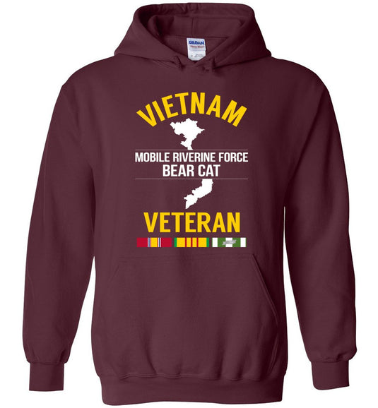 Vietnam Veteran "Mobile Riverine Force Bear Cat" - Men's/Unisex Hoodie