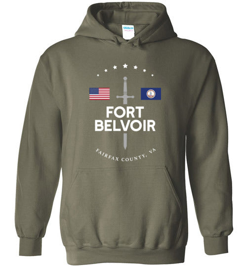 Fort Belvoir - Men's/Unisex Hoodie-Wandering I Store