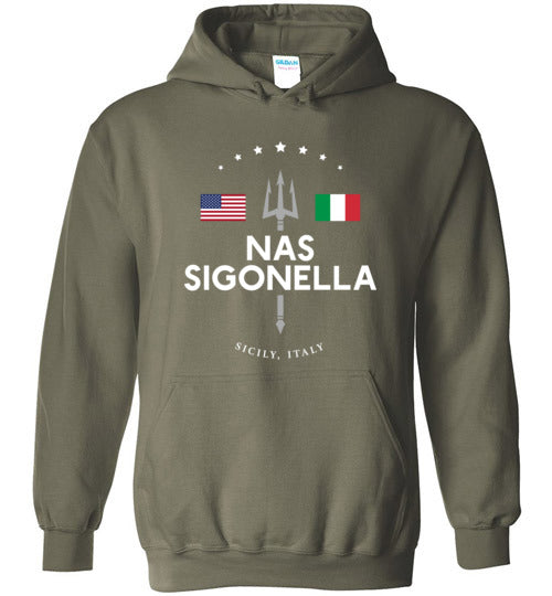 NAS Sigonella - Men's/Unisex Hoodie-Wandering I Store