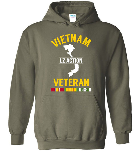 Vietnam Veteran "LZ Action" - Men's/Unisex Hoodie
