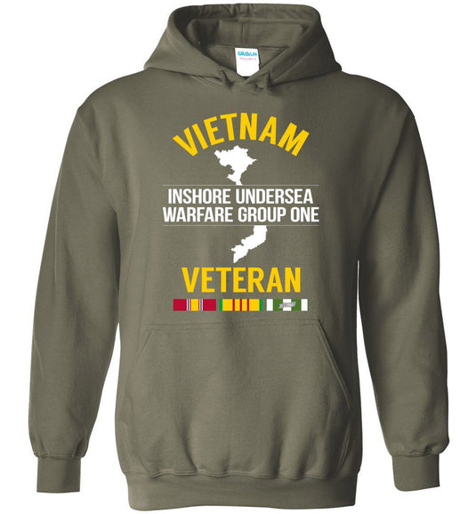 Vietnam Veteran "Inshore Undersea Warfare Group One" - Men's/Unisex Hoodie