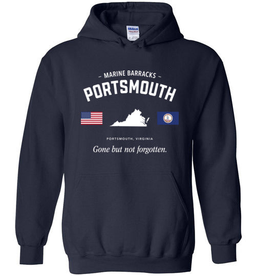 Marine Barracks Portsmouth "GBNF" - Men's/Unisex Hoodie-Wandering I Store
