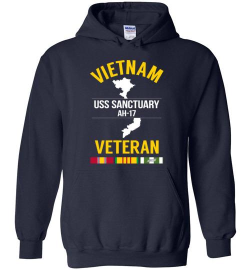 Load image into Gallery viewer, Vietnam Veteran &quot;USS Sanctuary AH-17&quot; - Men&#39;s/Unisex Hoodie
