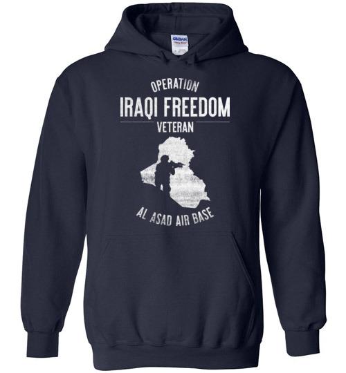 Load image into Gallery viewer, Operation Iraqi Freedom &quot;Al Asad Air Base&quot; - Men&#39;s/Unisex Hoodie
