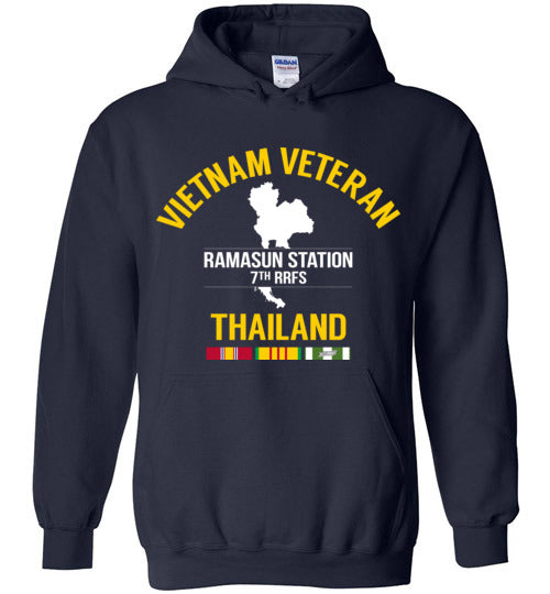 Load image into Gallery viewer, Vietnam Veteran Thailand &quot;Ramasun Station 7th RRFS&quot; - Men&#39;s/Unisex Hoodie-Wandering I Store
