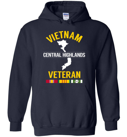 Vietnam Veteran "Central Highlands" - Men's/Unisex Hoodie-Wandering I Store