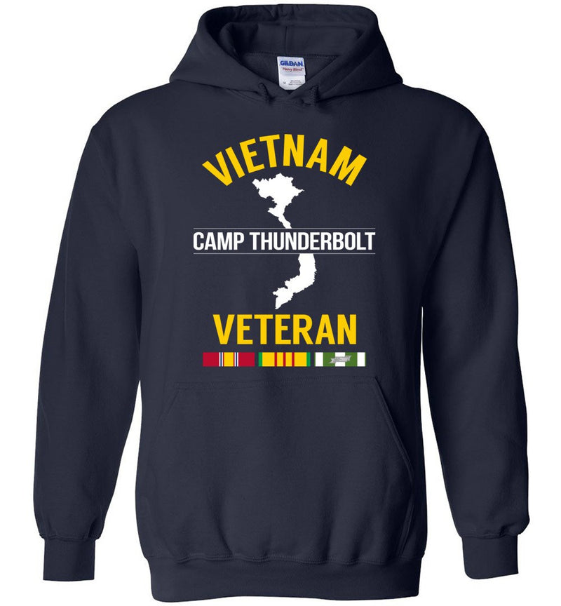 Load image into Gallery viewer, Vietnam Veteran &quot;Camp Thunderbolt&quot; - Men&#39;s/Unisex Hoodie
