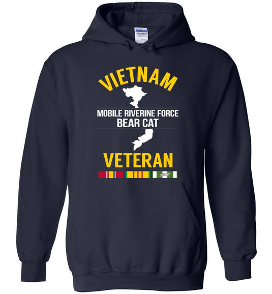 Vietnam Veteran "Mobile Riverine Force Bear Cat" - Men's/Unisex Hoodie