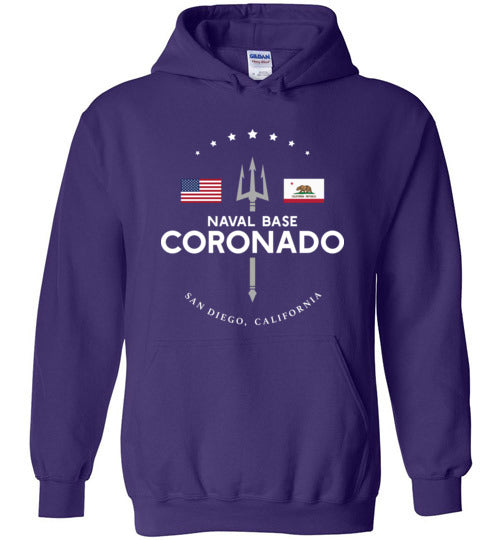 Naval Base Coronado - Men's/Unisex Hoodie-Wandering I Store