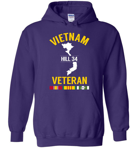 Vietnam Veteran "Hill 34" - Men's/Unisex Hoodie