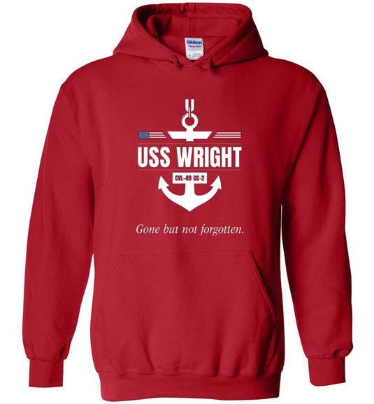 USS Wright CVL-49 CC-2 "GBNF" - Men's/Unisex Hoodie