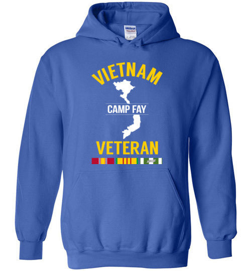 Load image into Gallery viewer, Vietnam Veteran &quot;Camp Fay&quot; - Men&#39;s/Unisex Hoodie-Wandering I Store
