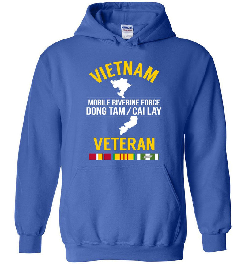 Load image into Gallery viewer, Vietnam Veteran &quot;Mobile Riverine Force Dong Tam/Cai Lay&quot; - Men&#39;s/Unisex Hoodie
