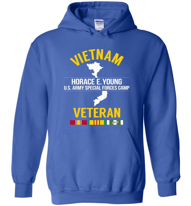 Load image into Gallery viewer, Vietnam Veteran &quot;Horace E. Young U.S. Army Special Forces Camp&quot; - Men&#39;s/Unisex Hoodie
