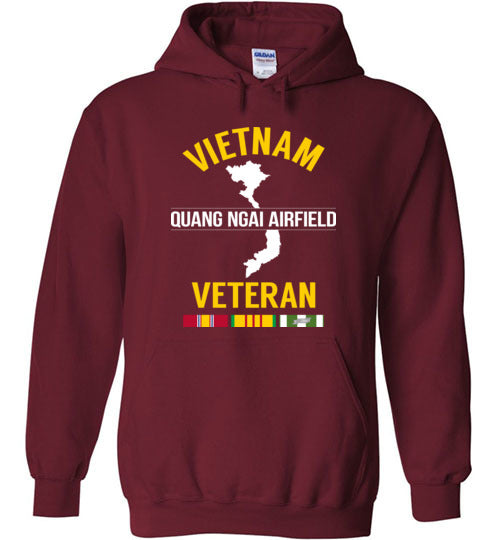 Load image into Gallery viewer, Vietnam Veteran &quot;Quang Ngai Airfield&quot; - Men&#39;s/Unisex Hoodie-Wandering I Store
