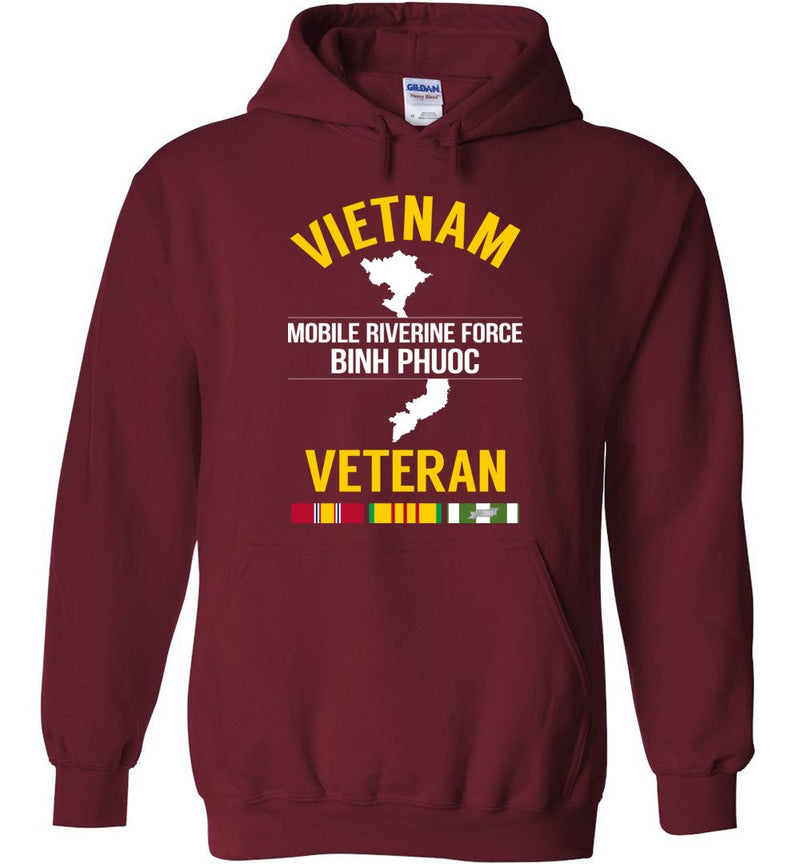 Load image into Gallery viewer, Vietnam Veteran &quot;Mobile Riverine Force Binh Phuoc&quot; - Men&#39;s/Unisex Hoodie
