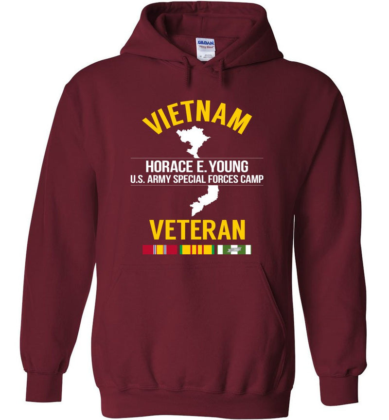 Load image into Gallery viewer, Vietnam Veteran &quot;Horace E. Young U.S. Army Special Forces Camp&quot; - Men&#39;s/Unisex Hoodie
