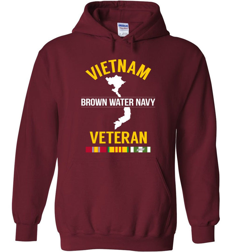 Load image into Gallery viewer, Vietnam Veteran &quot;Brown Water Navy&quot; - Men&#39;s/Unisex Hoodie
