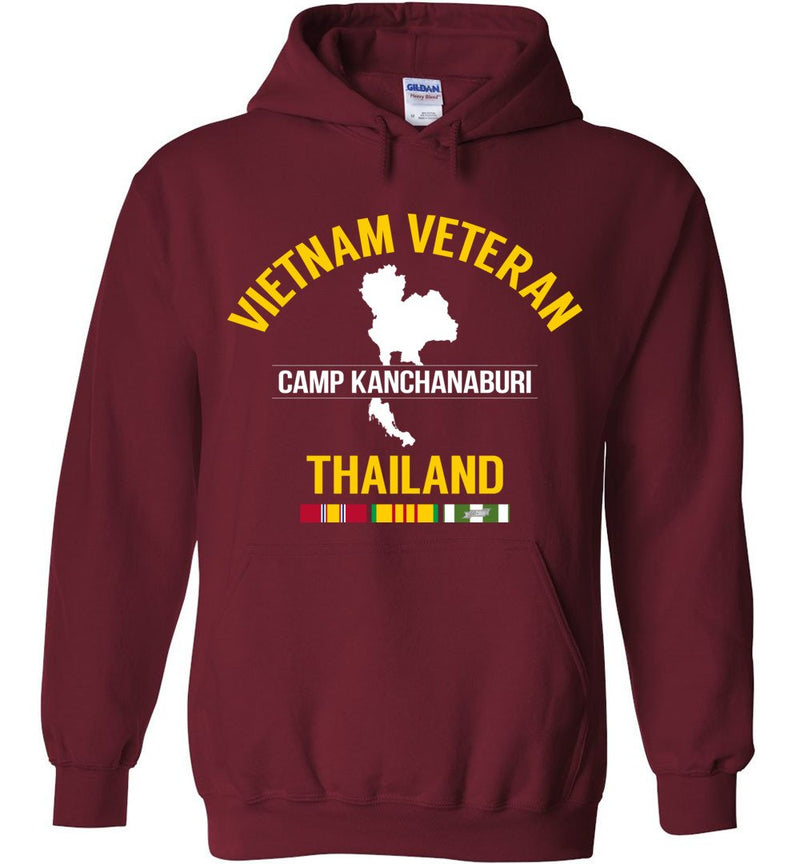 Load image into Gallery viewer, Vietnam Veteran Thailand &quot;Camp Kanchanaburi&quot; - Men&#39;s/Unisex Hoodie
