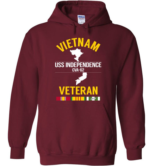 Vietnam Veteran "USS Independence CVA-62" - Men's/Unisex Hoodie