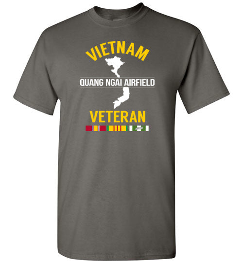 Vietnam Veteran "Quang Ngai Airfield" - Men's/Unisex Standard Fit T-Shirt-Wandering I Store