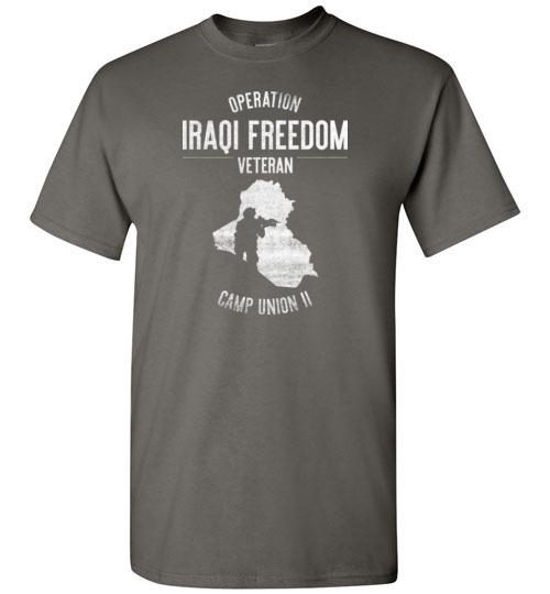 Load image into Gallery viewer, Operation Iraqi Freedom &quot;Camp Union II&quot; - Men&#39;s/Unisex Standard Fit T-Shirt
