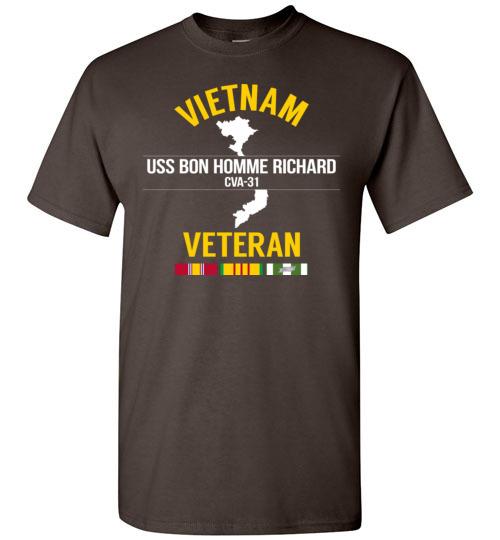Load image into Gallery viewer, Vietnam Veteran &quot;USS Bon Homme Richard CVA-31&quot; - Men&#39;s/Unisex Standard Fit T-Shirt
