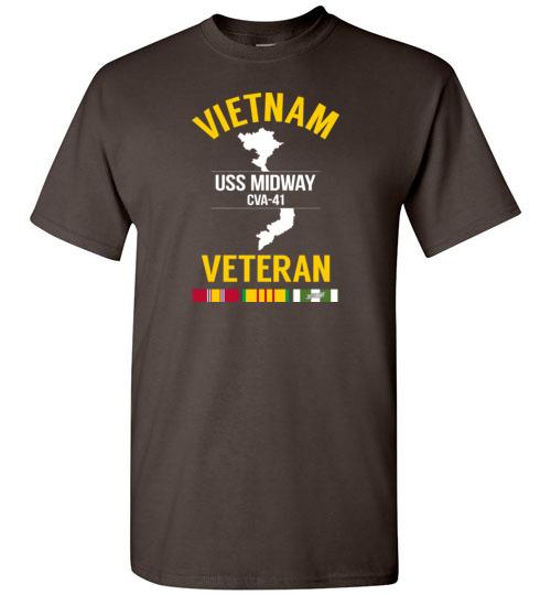 Vietnam Veteran "USS Midway CVA-41" - Men's/Unisex Standard Fit T-Shirt