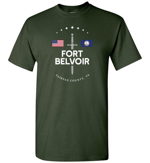 Load image into Gallery viewer, Fort Belvoir - Men&#39;s/Unisex Standard Fit T-Shirt-Wandering I Store
