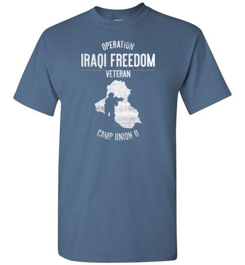 Load image into Gallery viewer, Operation Iraqi Freedom &quot;Camp Union II&quot; - Men&#39;s/Unisex Standard Fit T-Shirt
