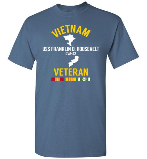 Vietnam Veteran "USS Franklin D. Roosevelt CVA-42" - Men's/Unisex Standard Fit T-Shirt