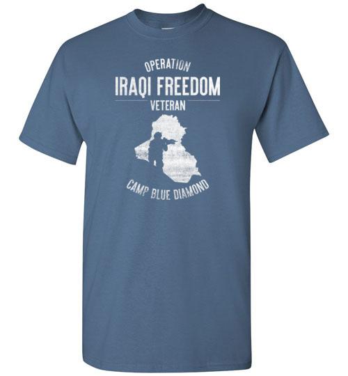 Load image into Gallery viewer, Operation Iraqi Freedom &quot;Camp Blue Diamond&quot; - Men&#39;s/Unisex Standard Fit T-Shirt
