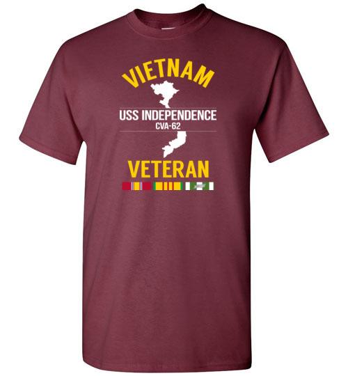 Vietnam Veteran "USS Independence CVA-62" - Men's/Unisex Standard Fit T-Shirt