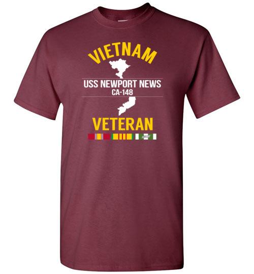 Vietnam Veteran "USS Newport News CA-148" - Men's/Unisex Standard Fit T-Shirt