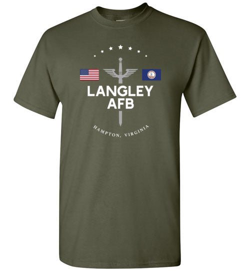 Load image into Gallery viewer, Langley AFB - Men&#39;s/Unisex Standard Fit T-Shirt-Wandering I Store
