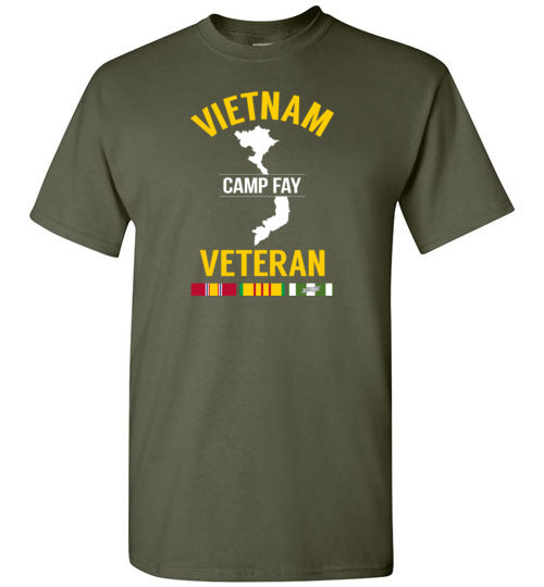 Load image into Gallery viewer, Vietnam Veteran &quot;Camp Fay&quot; - Men&#39;s/Unisex Standard Fit T-Shirt-Wandering I Store
