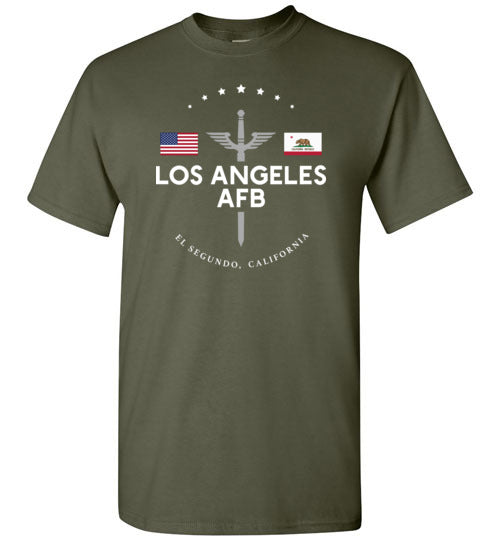 Load image into Gallery viewer, Los Angeles AFB - Men&#39;s/Unisex Standard Fit T-Shirt-Wandering I Store
