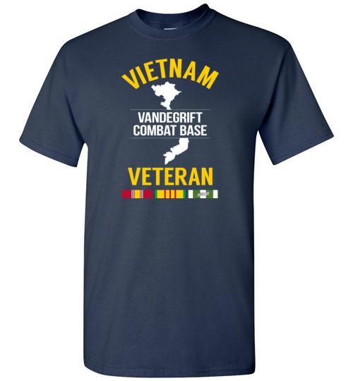 Load image into Gallery viewer, Vietnam Veteran &quot;Vandegrift Combat Base&quot; - Men&#39;s/Unisex Standard Fit T-Shirt
