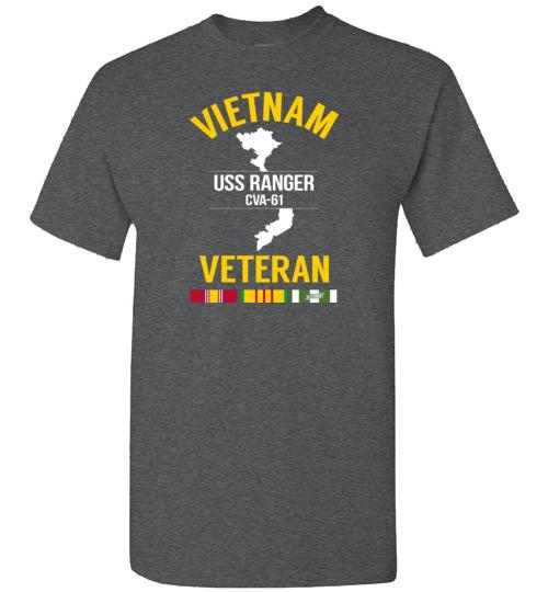Load image into Gallery viewer, Vietnam Veteran &quot;USS Ranger CVA-61&quot; - Men&#39;s/Unisex Standard Fit T-Shirt
