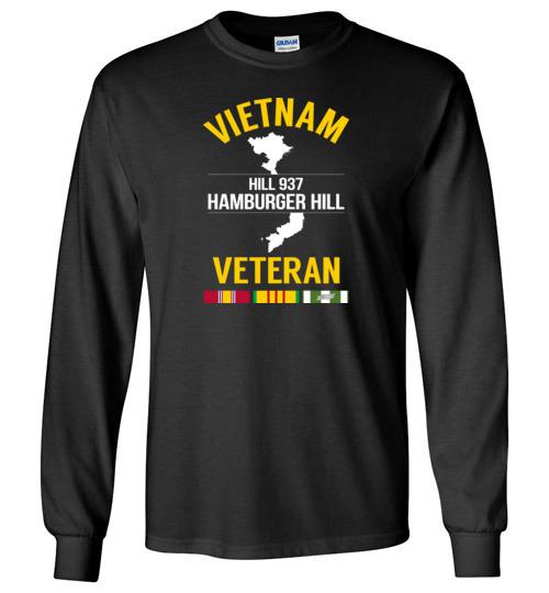 Load image into Gallery viewer, Vietnam Veteran &quot;Hill 937 / Hamburger Hill&quot; - Men&#39;s/Unisex Long-Sleeve T-Shirt
