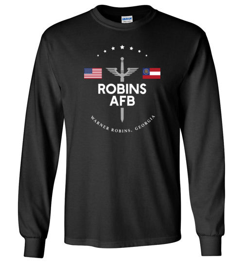 Load image into Gallery viewer, Robins AFB - Men&#39;s/Unisex Long-Sleeve T-Shirt-Wandering I Store
