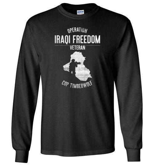 Load image into Gallery viewer, Operation Iraqi Freedom &quot;COP Timberwolf&quot; - Men&#39;s/Unisex Long-Sleeve T-Shirt
