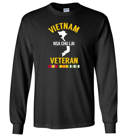 Load image into Gallery viewer, Vietnam Veteran &quot;NSA Chu Lai&quot; - Men&#39;s/Unisex Long-Sleeve T-Shirt
