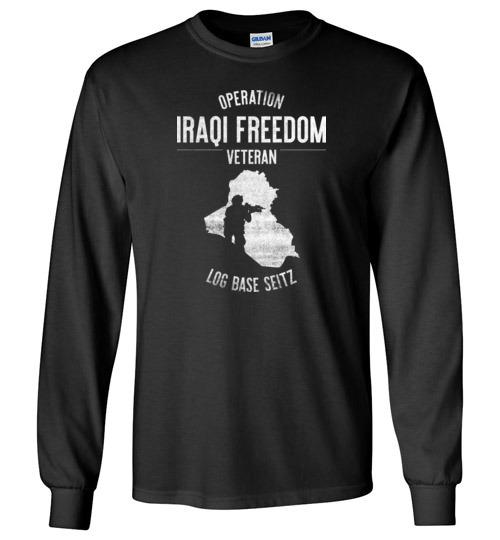 Operation Iraqi Freedom "Log Base Seitz" - Men's/Unisex Long-Sleeve T-Shirt