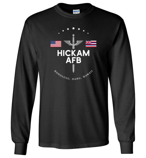 Hickam AFB - Men's/Unisex Long-Sleeve T-Shirt-Wandering I Store