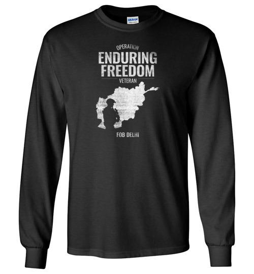 Load image into Gallery viewer, Operation Enduring Freedom &quot;FOB Delhi&quot; - Men&#39;s/Unisex Long-Sleeve T-Shirt
