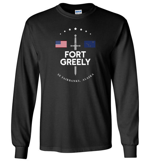 Fort Greely - Men's/Unisex Long-Sleeve T-Shirt-Wandering I Store