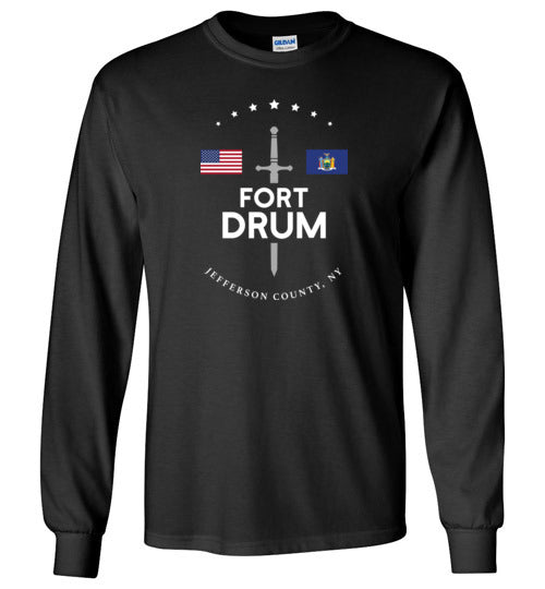 Fort Drum - Men's/Unisex Long-Sleeve T-Shirt-Wandering I Store
